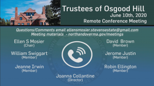 Trustees of Osgood Hill Meeting - 06.10.20