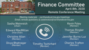 Finance Committee - 04.08.20
