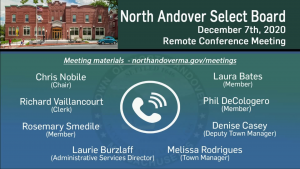 North Andover Select Board - 12.07.2020