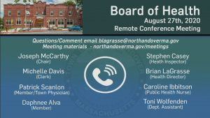 Board of Health - 08.27.2020