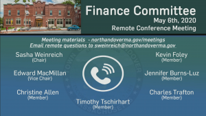 Finance Committee - 05.06.20
