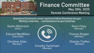 Finance Committee - 05.26.20