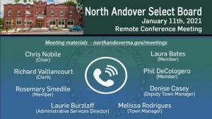North Andover Select Board - 01.11.2021