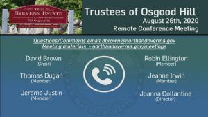 Trustees of Osgood Hill Meeting - 08.26.2020