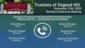 Trustees of Osgood Hill Meeting - 12.10.2020