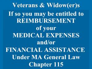 ![CDATA[ Veterans & Widow(er)s; If so you may be entitled to REIMBURSEMENT  of your  MEDICAL EXPENSES ... ]]