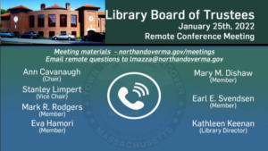 Library Board Of Trustees - 01.25.2022