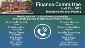 Finance Committee - 04.13.2022