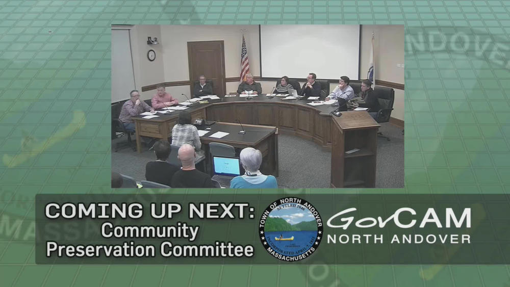 Community Preservation Committee - 03.09.2023 | Watch Now On North ...